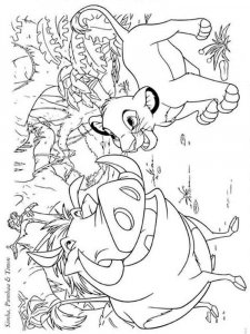 The Lion King coloring page 5 - Free printable