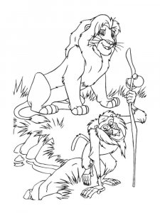 The Lion King coloring page 52 - Free printable
