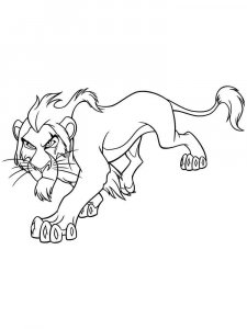 The Lion King coloring page 54 - Free printable