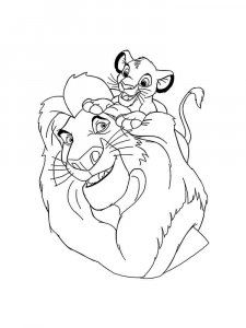 The Lion King coloring page 55 - Free printable