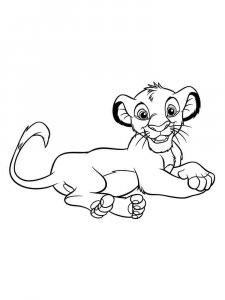 The Lion King coloring page 58 - Free printable