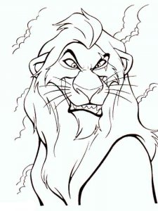 The Lion King coloring page 8 - Free printable