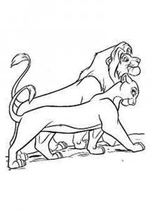 The Lion King coloring page 9 - Free printable