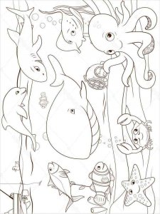 Underwater World coloring page 13 - Free printable