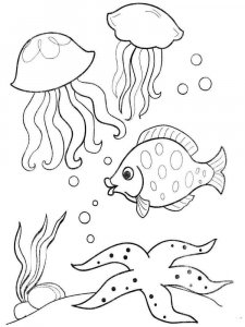 Underwater World coloring page 2 - Free printable