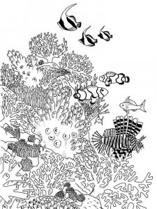 Underwater World coloring page 8 - Free printable