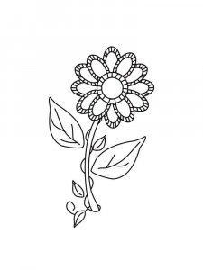Chamomile coloring page 23 - Free printable