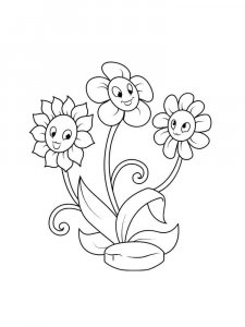 Chamomile coloring page 29 - Free printable