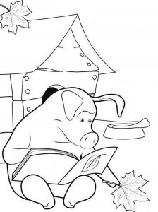 Mascha and the Bear coloring page 85 - Free printable