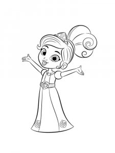 Nella the Princess Knight coloring page 13 - Free printable
