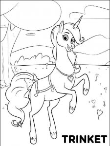 Nella the Princess Knight coloring page 4 - Free printable
