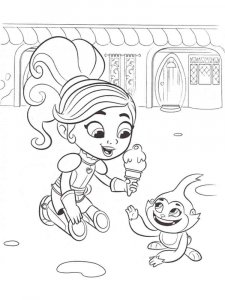 Nella the Princess Knight coloring page 19 - Free printable