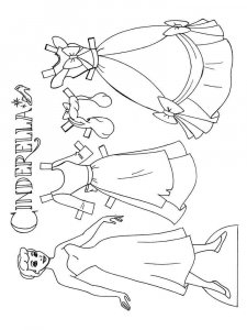 Paper Dolls coloring page 10 - Free printable