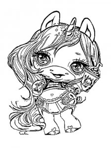 Coloring page Poopsie Unicorn