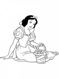 Snow White coloring page 41 - Free printable