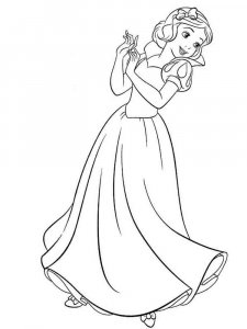 Snow White coloring page 46 - Free printable