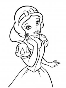 Snow White coloring page 48 - Free printable