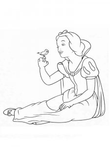 Snow White coloring page 53 - Free printable
