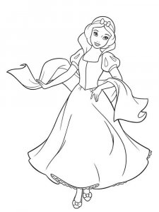 Snow White coloring page 54 - Free printable