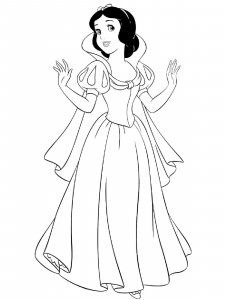 Snow White coloring page 36 - Free printable