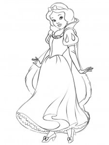 Snow White coloring page 37 - Free printable