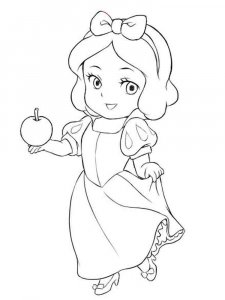 Snow White coloring page 39 - Free printable