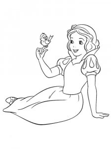 Snow White coloring page 40 - Free printable