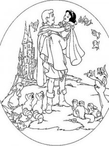 Snow White coloring page 11 - Free printable