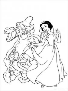Snow White coloring page 20 - Free printable