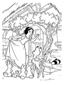 Snow White coloring page 22 - Free printable
