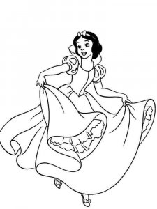 Snow White coloring page 29 - Free printable