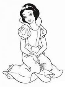 Snow White coloring page 6 - Free printable