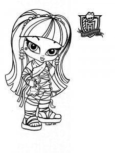Baby Monster High coloring page 13 - Free printable