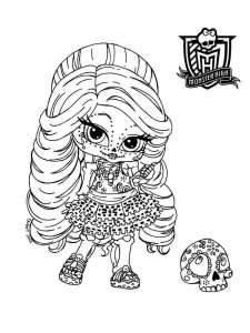 Baby Monster High coloring page 3 - Free printable