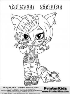 Baby Monster High coloring page 7 - Free printable