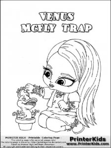 Baby Monster High coloring page 8 - Free printable
