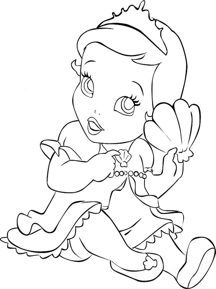 All Baby Princess Coloring Pages