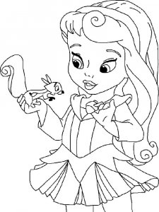 Baby Princess coloring page 3 - Free printable