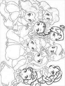 Baby Princess coloring page 5 - Free printable