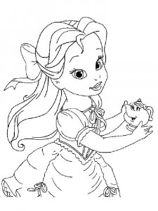 Baby Princess coloring page 6 - Free printable