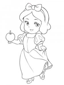 Baby Princess coloring page 8 - Free printable