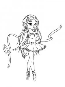 Ballet coloring page 15 - Free printable