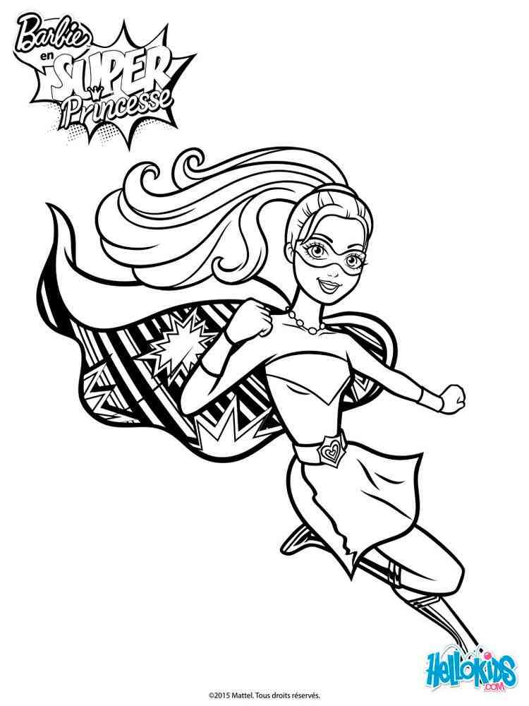 Barbie in Princess Power coloring pages. Free Printable ...
