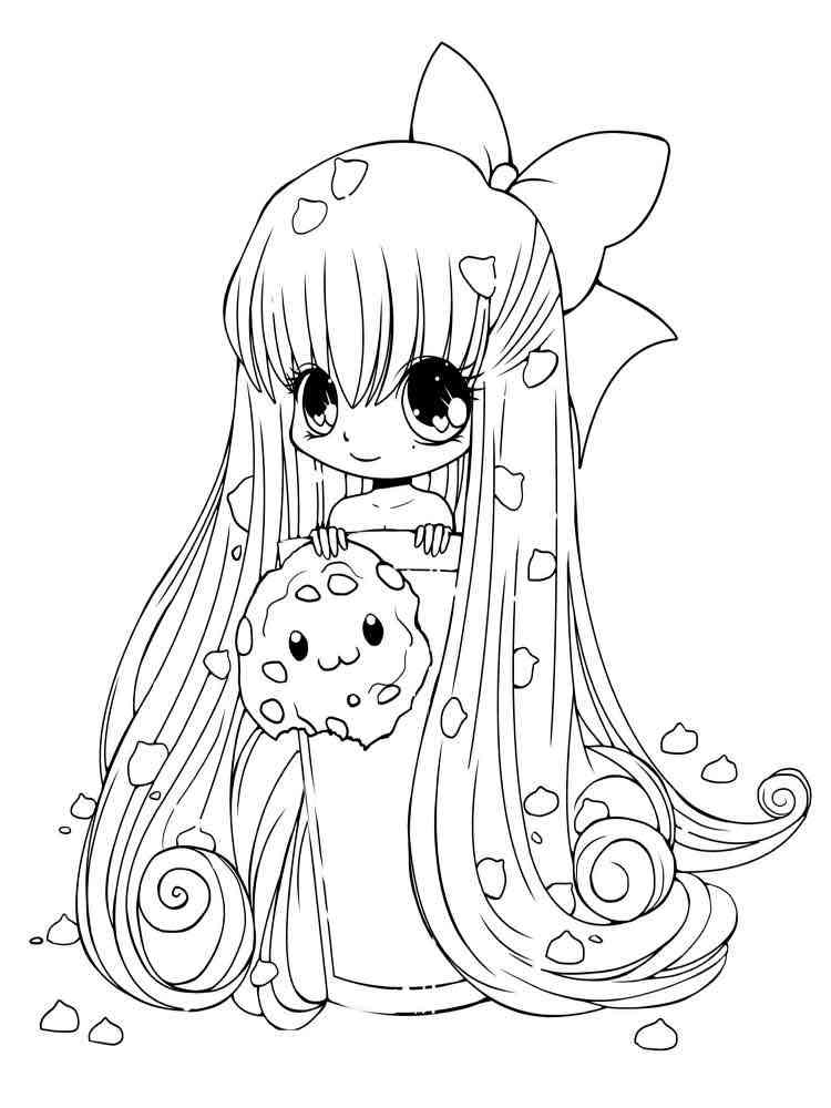 chibi coloring pages 7