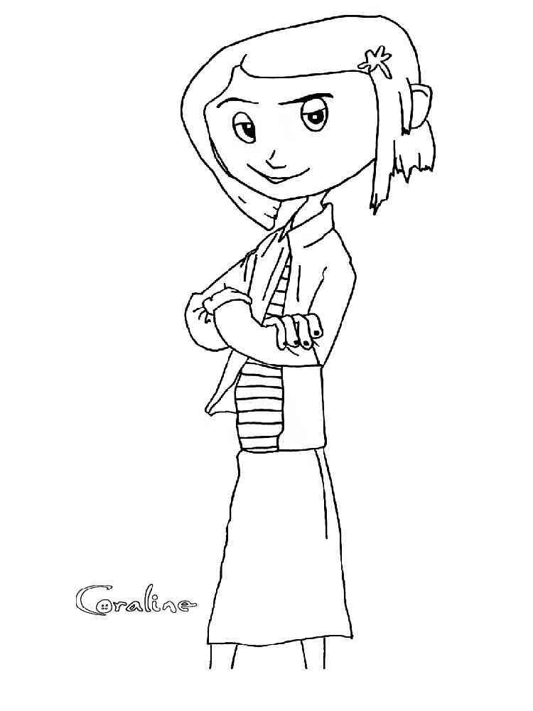 Coraline coloring pages. Free Printable Coraline coloring pages.