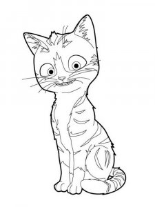 Cute Cat coloring page 34 - Free printable