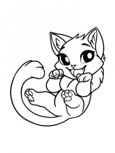 Cute Cat coloring page 36 - Free printable