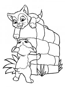 Cute Cat coloring page 1 - Free printable