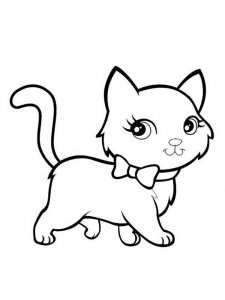 Cute Cat coloring page 15 - Free printable
