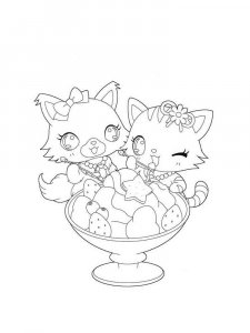 Cute Cat coloring page 20 - Free printable